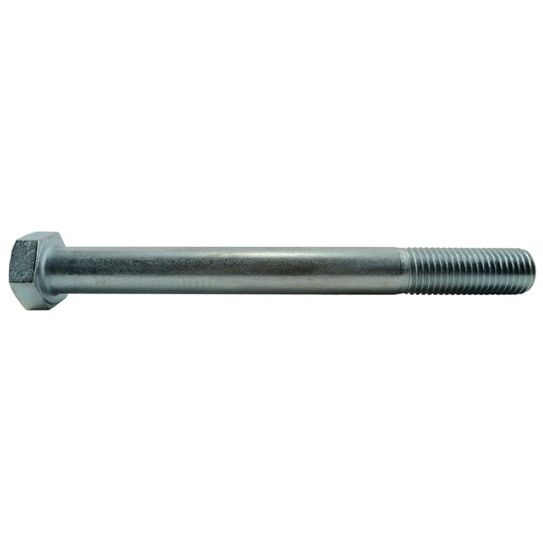 Midwest Fastener Grade 5, 1"-8 Hex Head Cap Screw, Zinc Plated Steel, 10 in L, 5 PK 53440